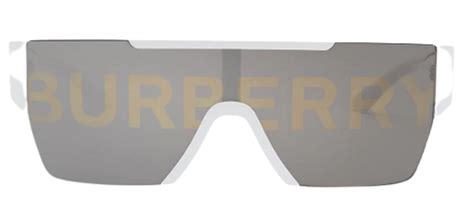 burberry white sunglasses|Burberry white reflective sunglasses.